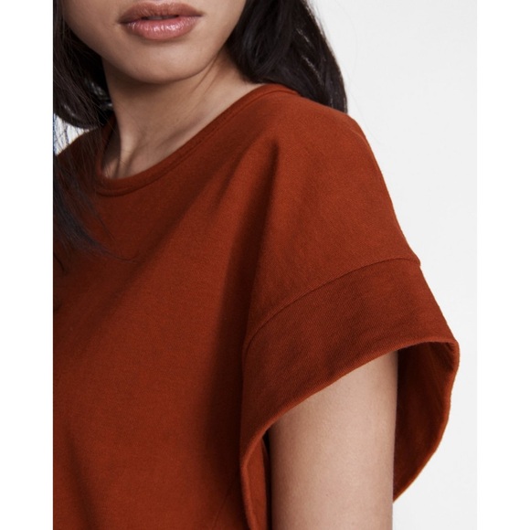 Rag & Bone Ryder Muscle Mini Dress in Paprika organic cotton size Small - Picture 6 of 15